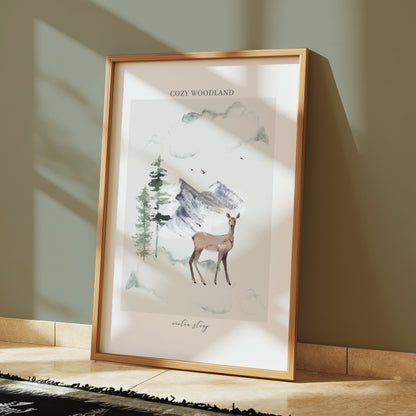 Premium Poster of Cozy Woodland Winter Story Posters