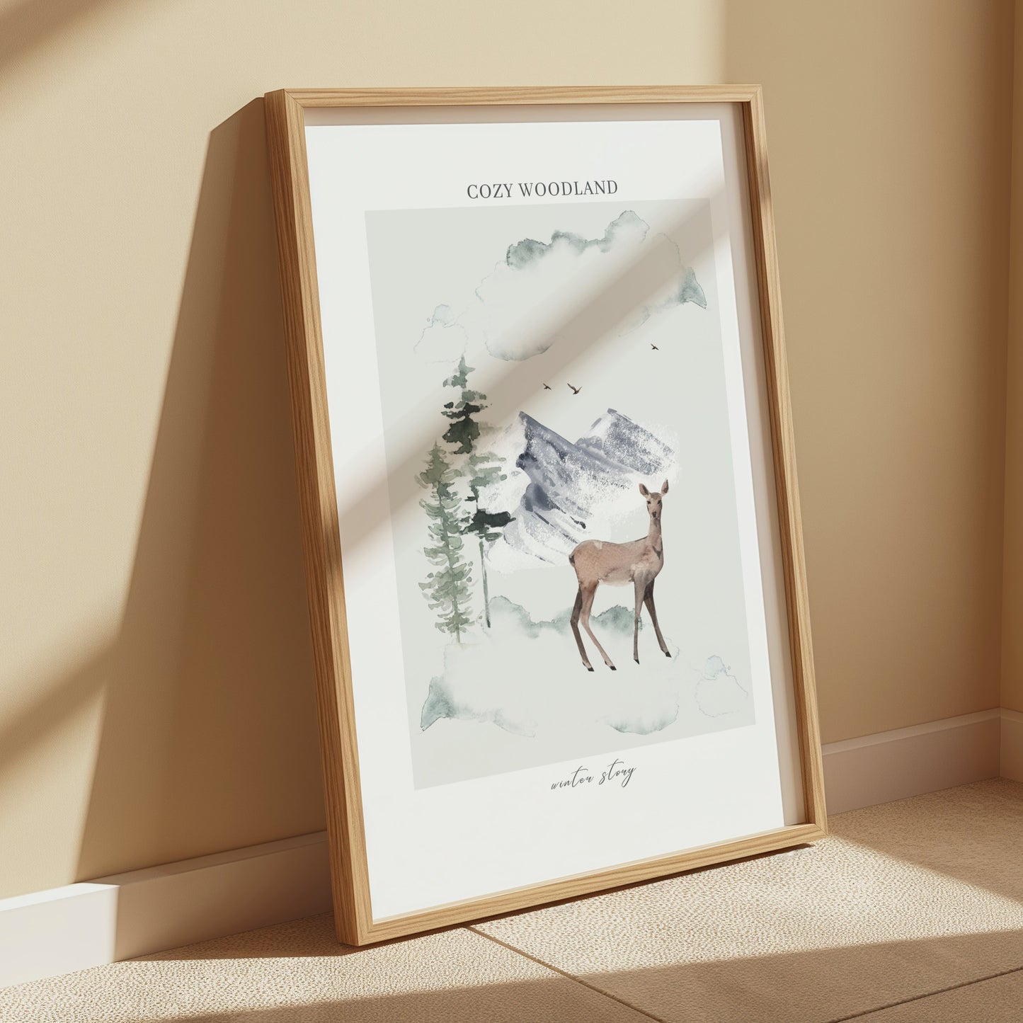 Premium Poster of Cozy Woodland Winter Story Posters