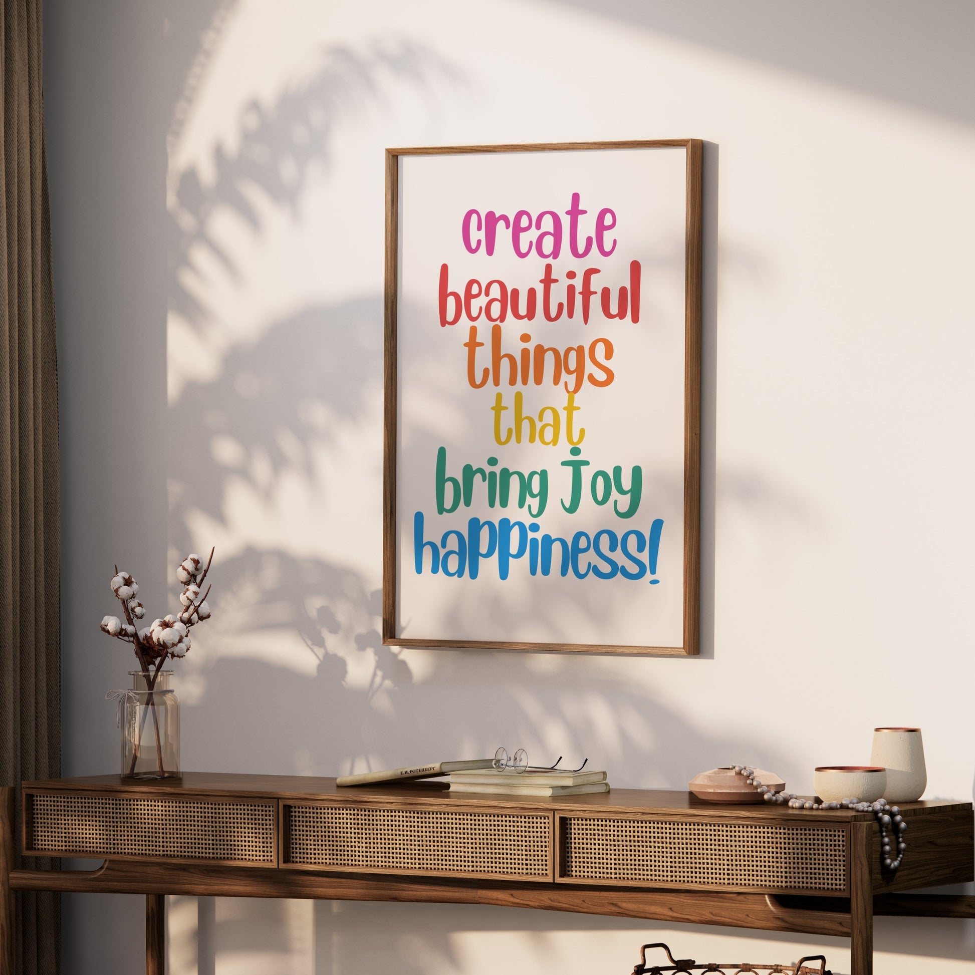 Premium Poster of Create Beautiful Things That Bring Joy Happiness Posters