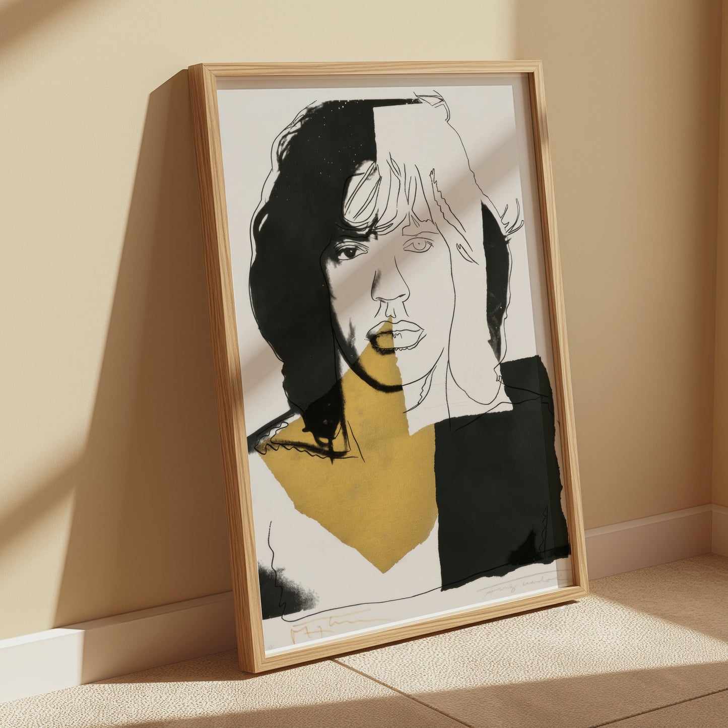 Premium Poster of Creative Abstract Portrait Art for Wall Decor Posters