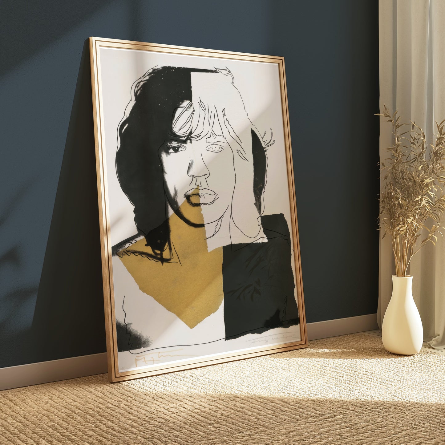 Premium Poster of Creative Abstract Portrait Art for Wall Decor Posters