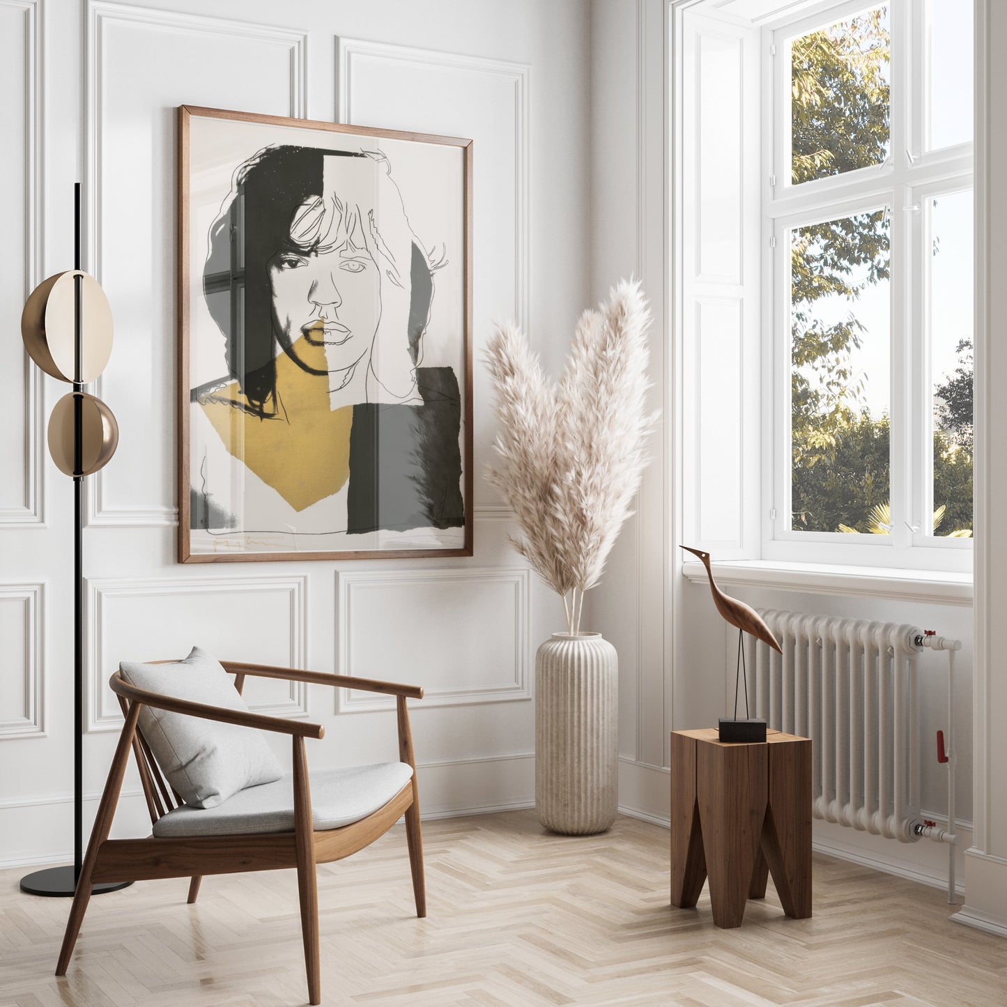 Premium Poster of Creative Abstract Portrait Art for Wall Decor Posters