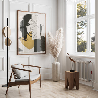 Premium Poster of Creative Abstract Portrait Art for Wall Decor Posters