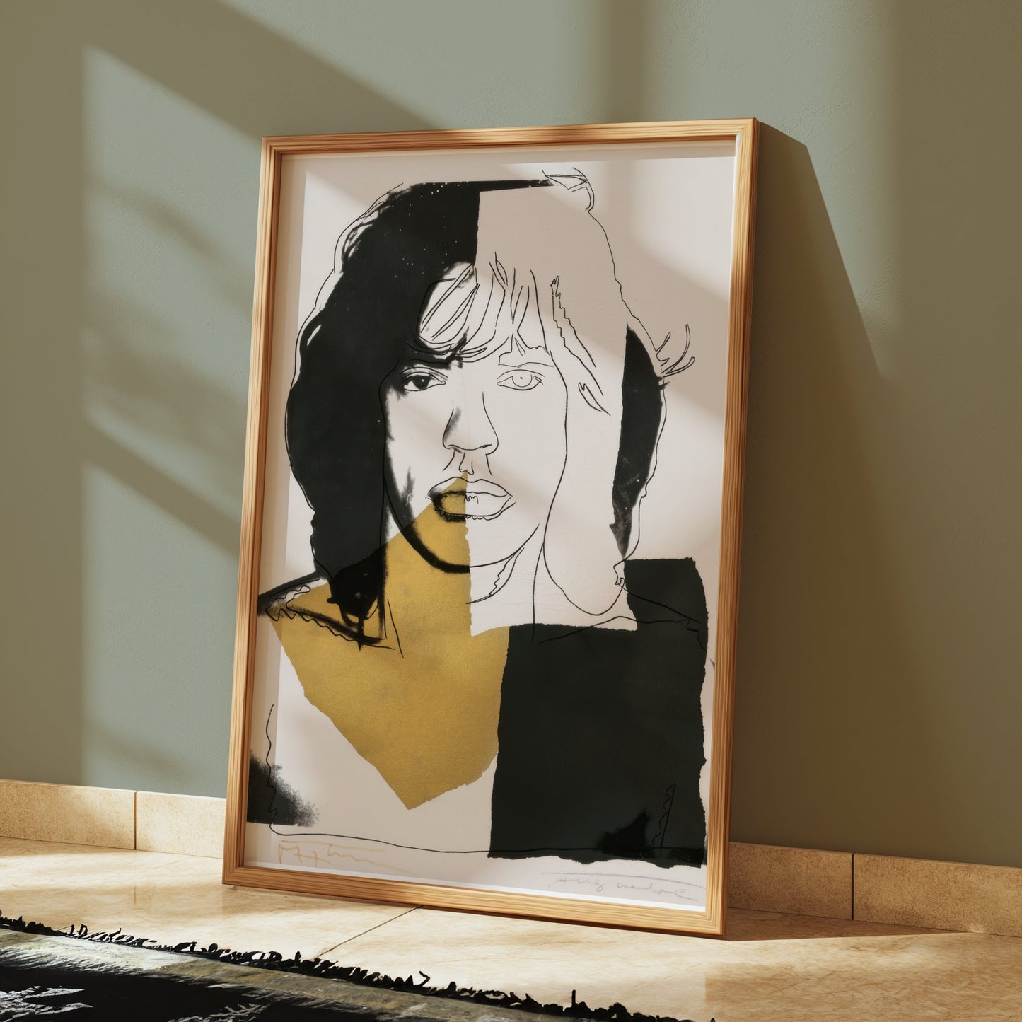 Premium Poster of Creative Abstract Portrait Art for Wall Decor Posters