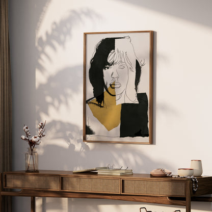 Premium Poster of Creative Abstract Portrait Art for Wall Decor Posters