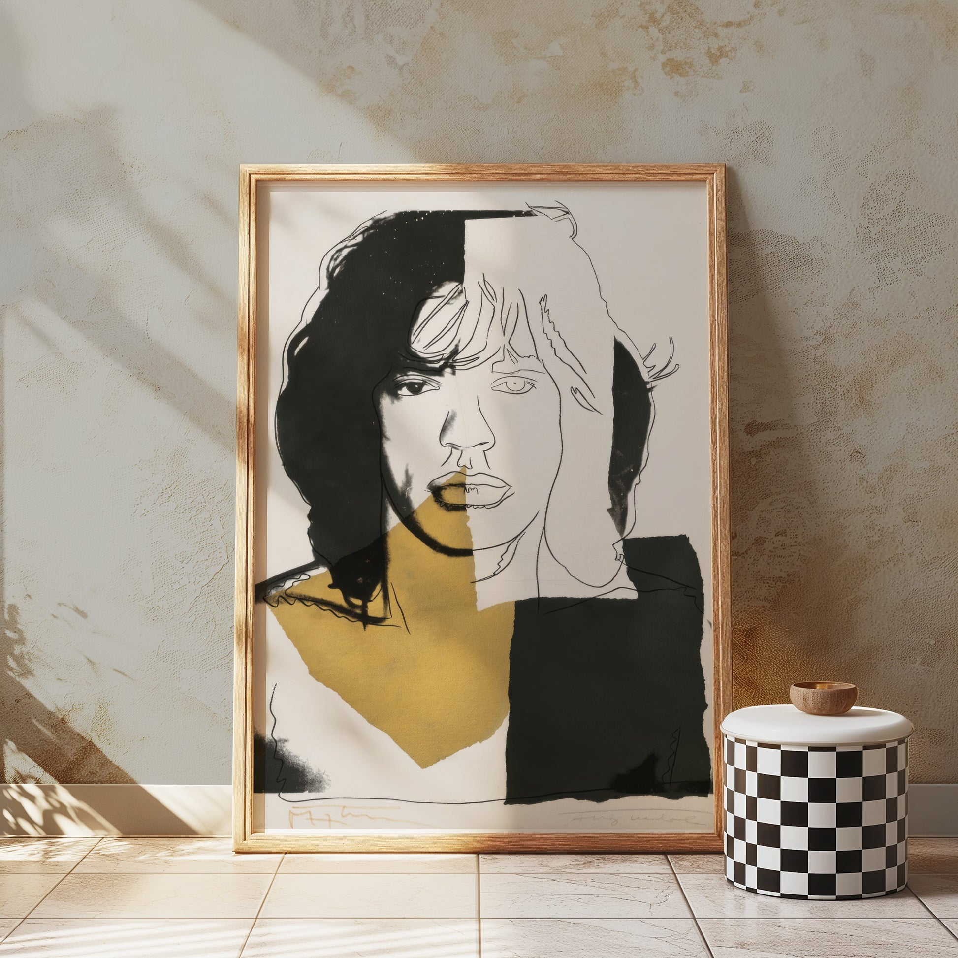 Premium Poster of Creative Abstract Portrait Art for Wall Decor Posters