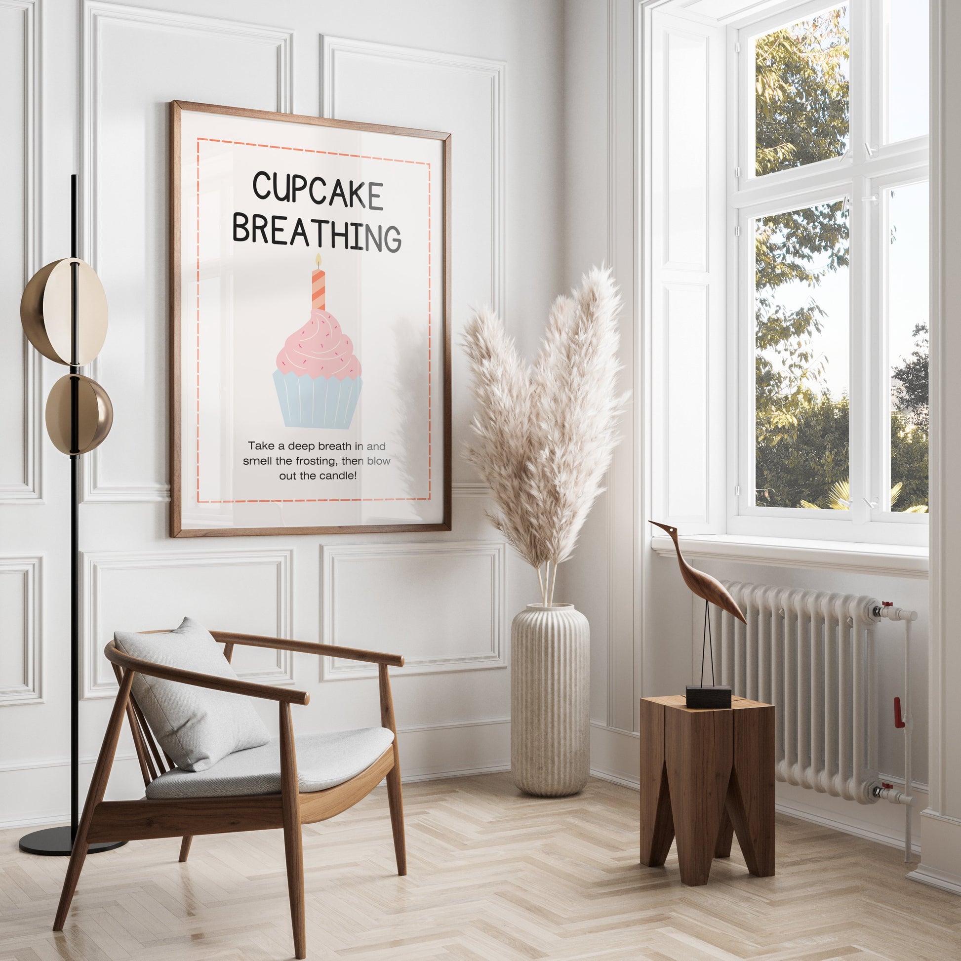 Premium Poster of Cupcake Breathing Motivational Art Print Posters