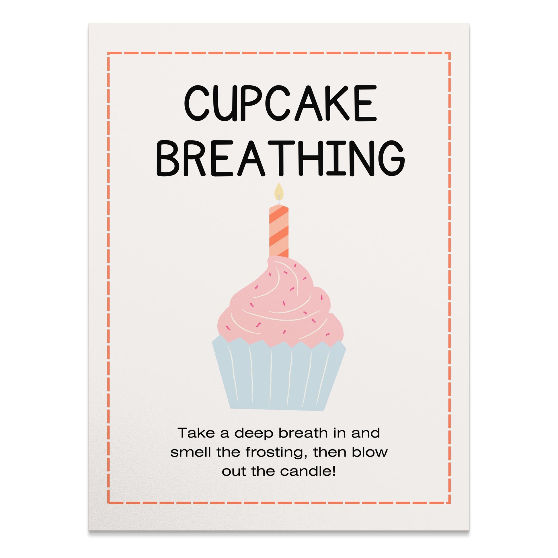 Premium Poster of Cupcake Breathing Motivational Art Print Posters
