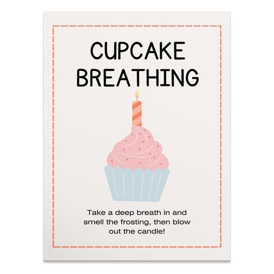 Premium Poster of Cupcake Breathing Motivational Art Print Posters