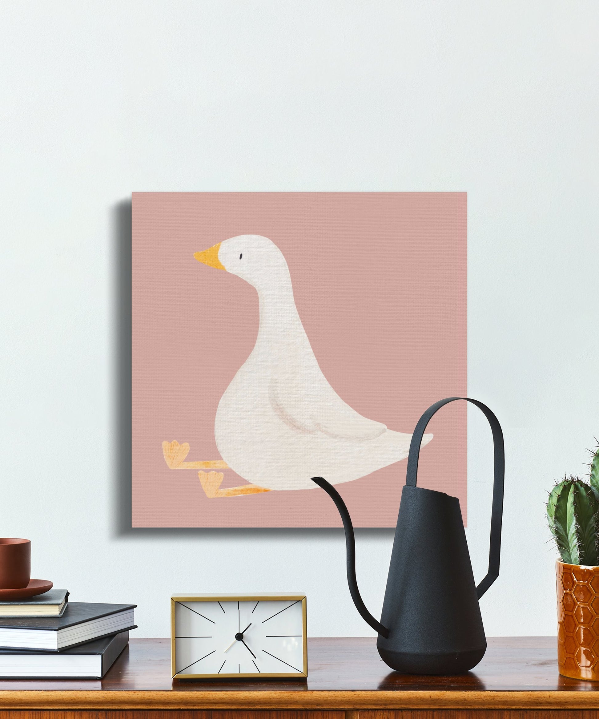 Premium Poster of Cute Duck Nursery Wall Art Canvas Wraps