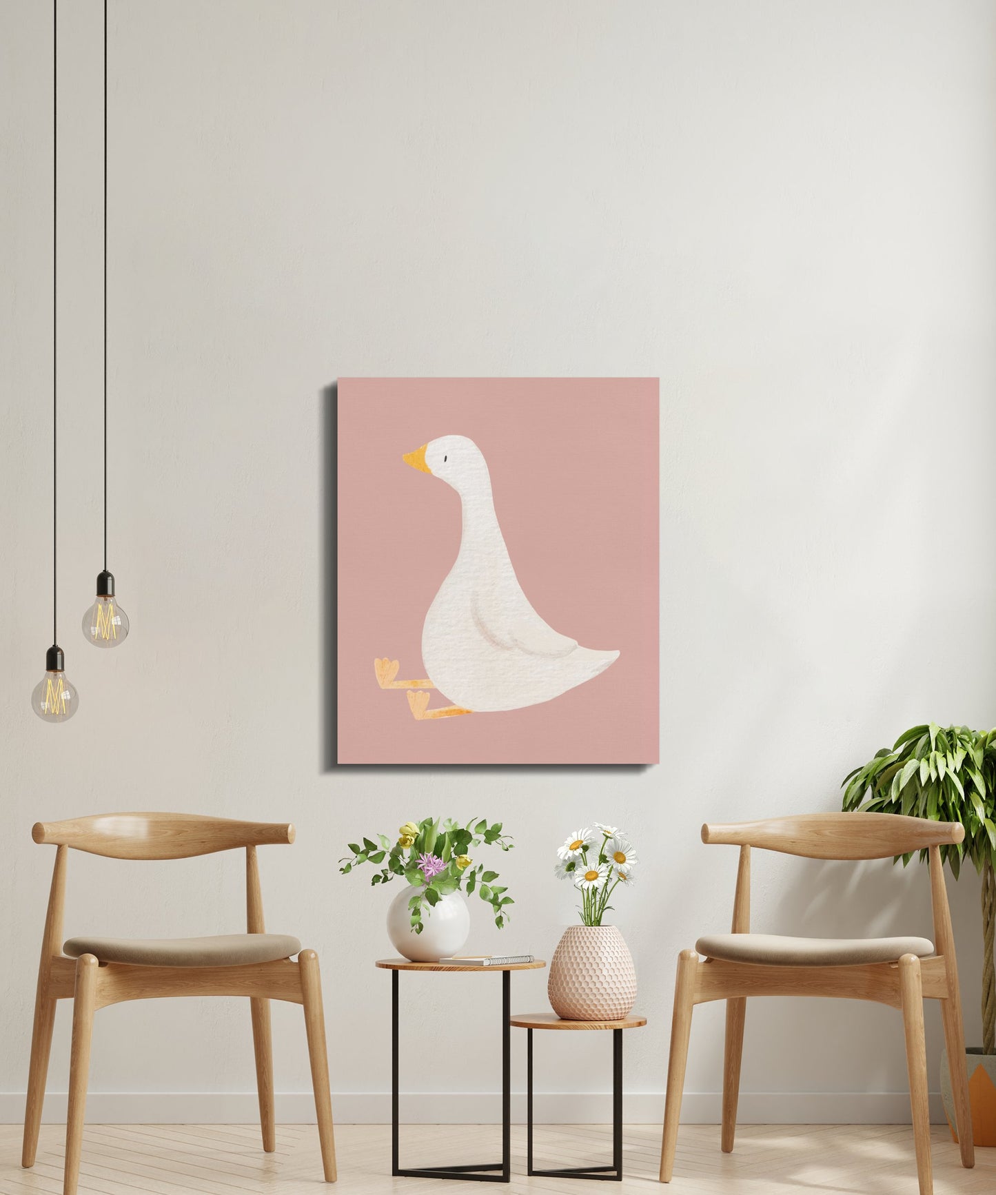 Premium Poster of Cute Duck Nursery Wall Art Canvas Wraps