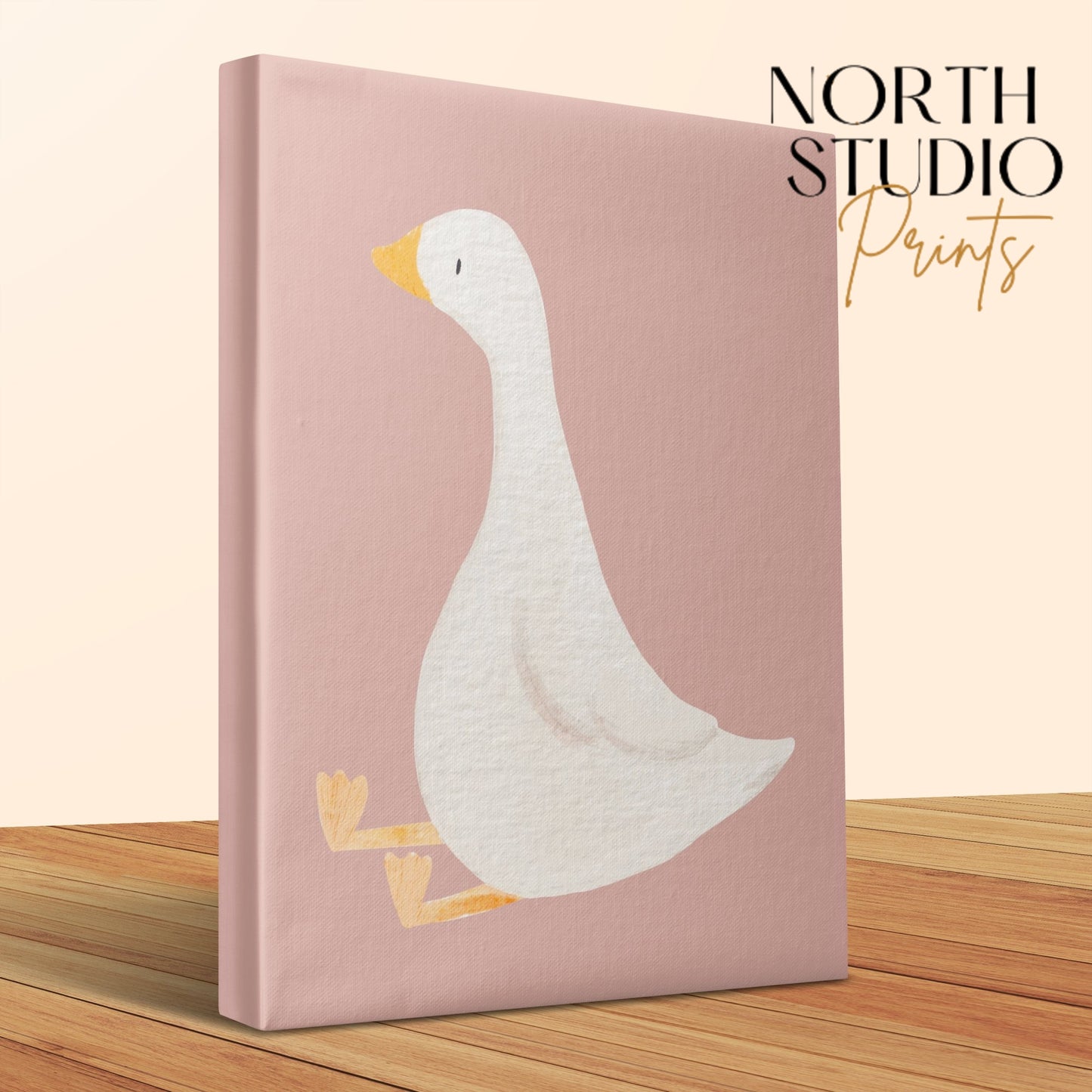 Premium Poster of Cute Duck Nursery Wall Art Canvas Wraps