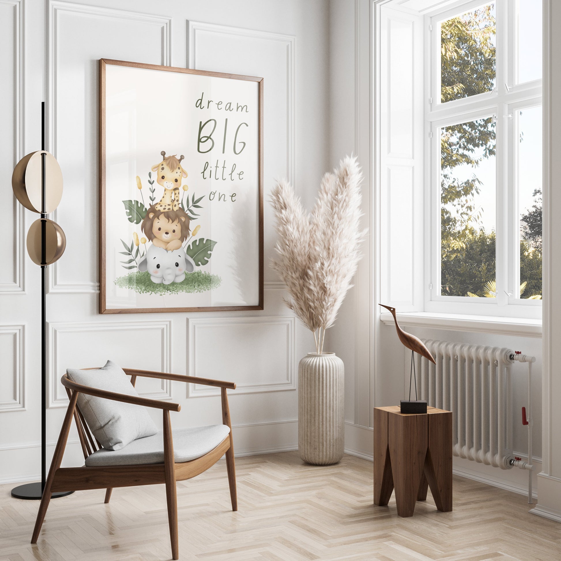 Premium Poster of Dream Big Little One Animal Nursery Posters