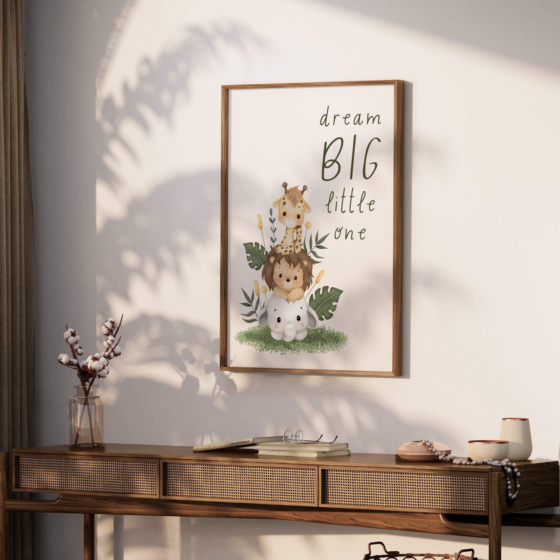 Premium Poster of Dream Big Little One Animal Nursery Posters