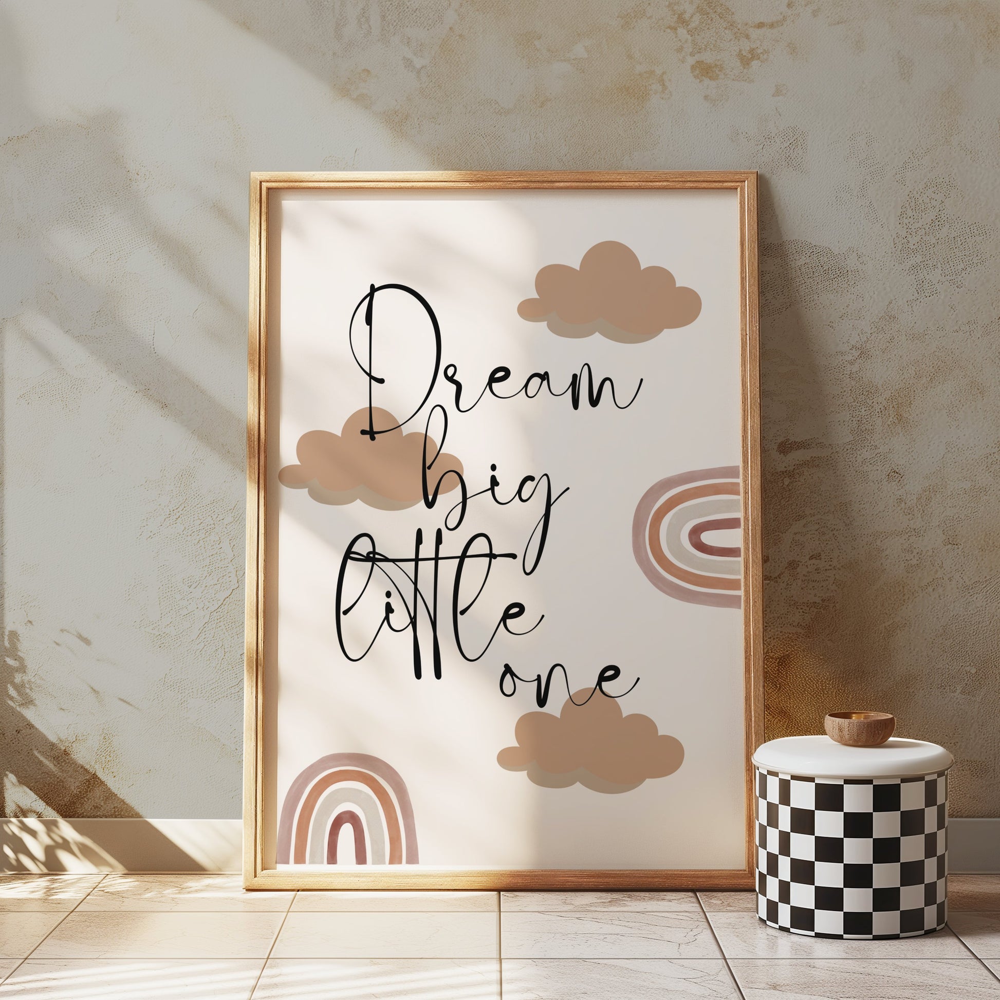 Premium Poster of Dream Big Little One Motivational Quotes Posters