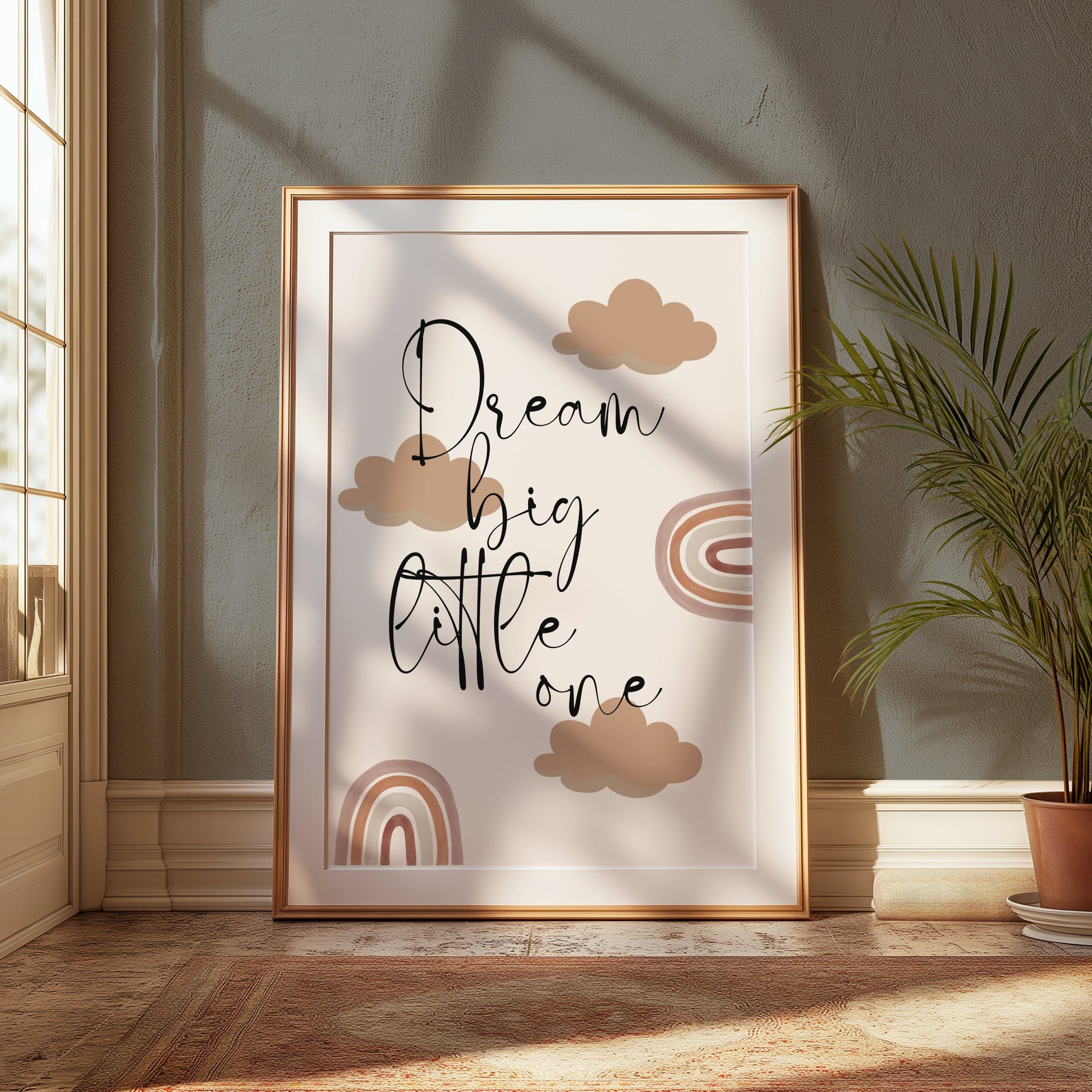 Premium Poster of Dream Big Little One Motivational Quotes Posters
