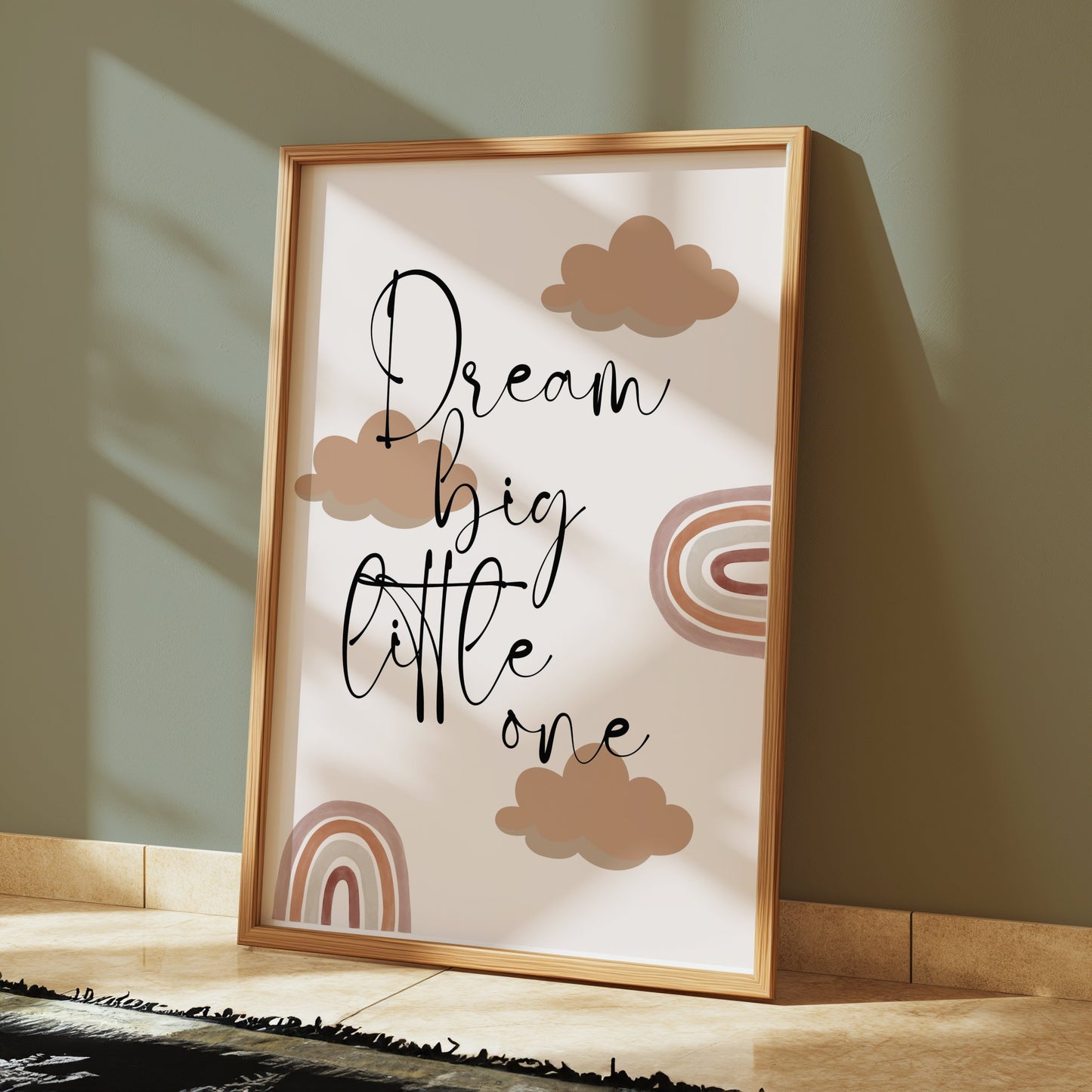Premium Poster of Dream Big Little One Motivational Quotes Posters