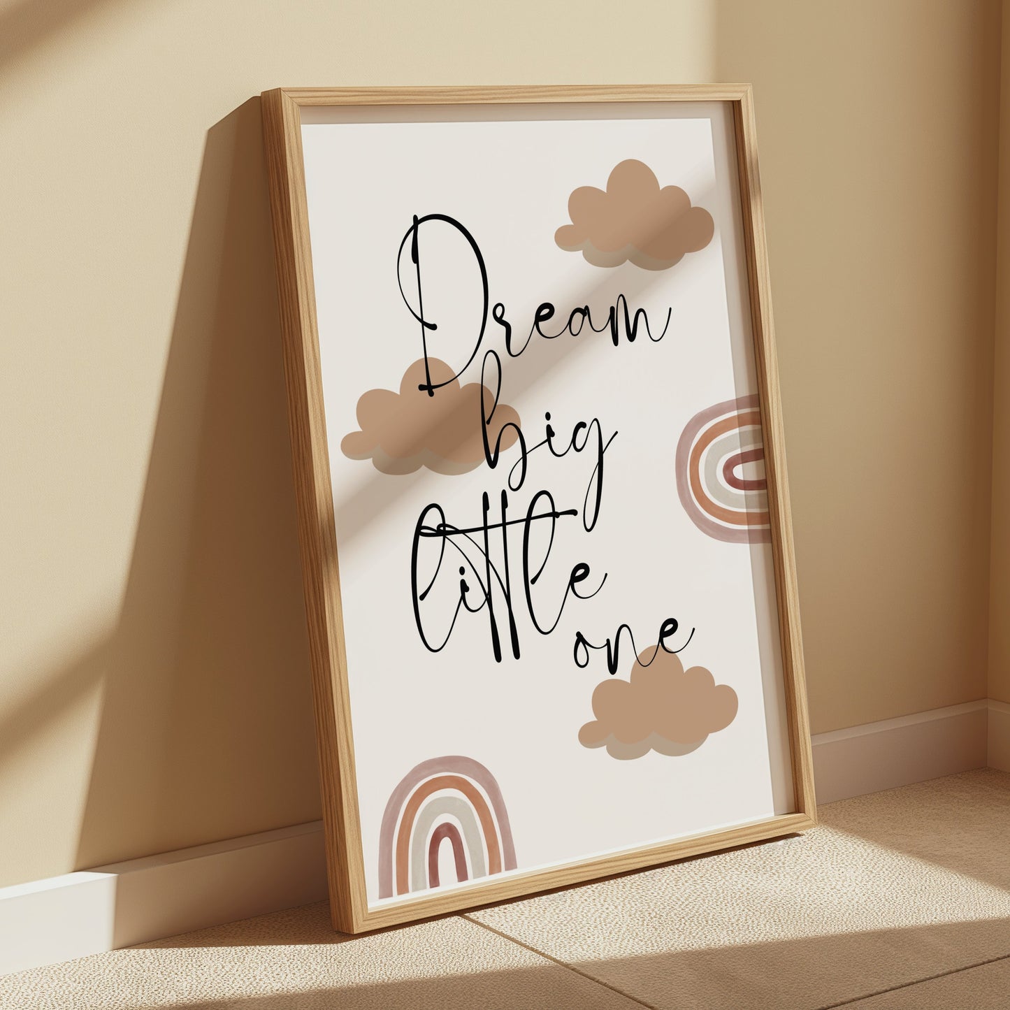 Premium Poster of Dream Big Little One Motivational Quotes Posters