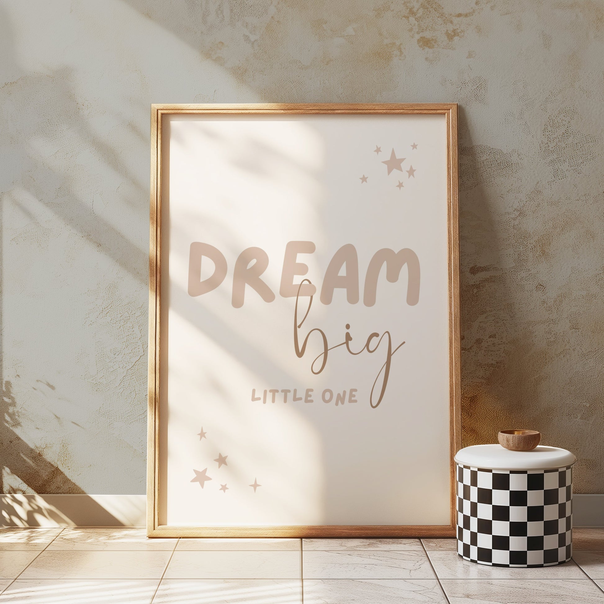 Premium Poster of Dream Big Little One Stars Themed Wall Art Posters