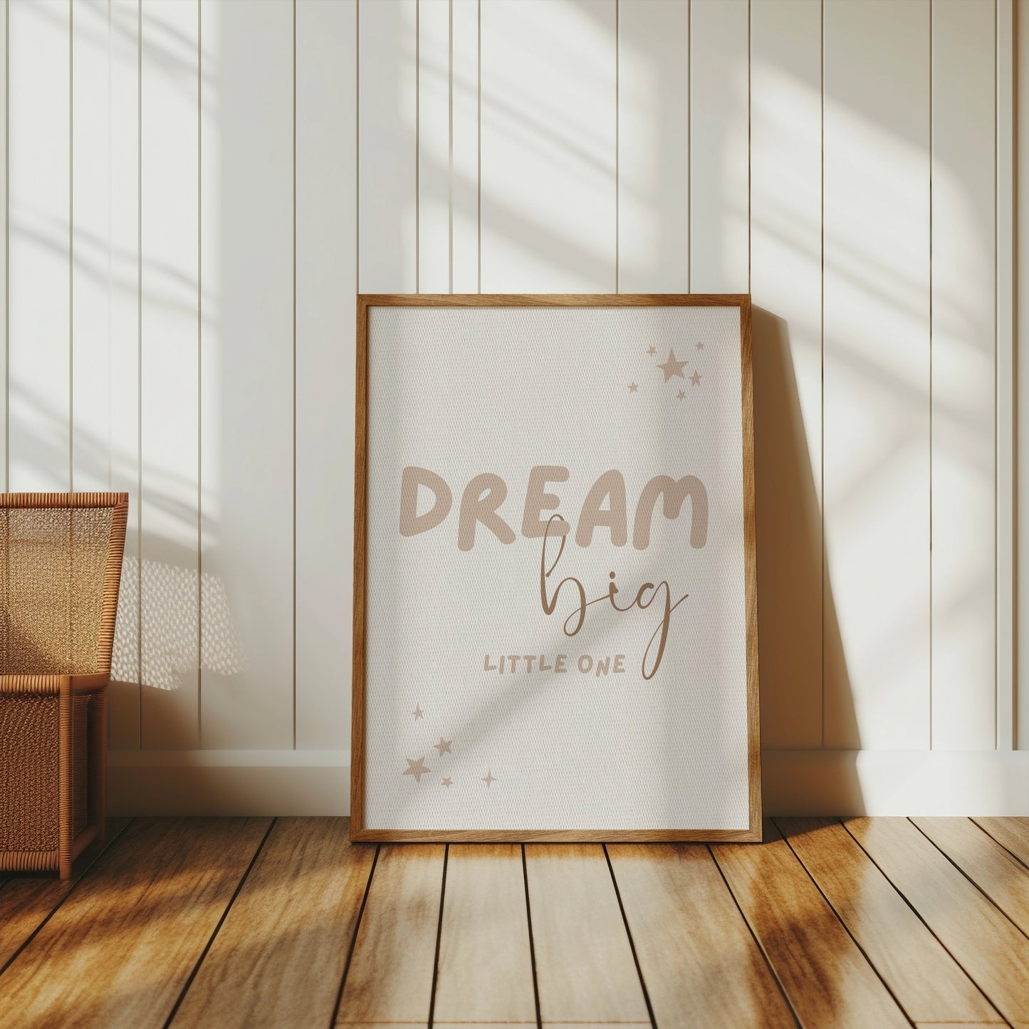 Premium Poster of Dream Big Little One Stars Themed Wall Art Posters