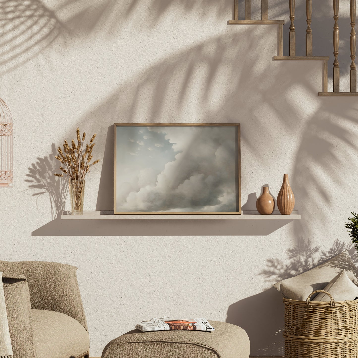 Premium Poster of Dreamy Soft Cloudscape Wall Art Posters