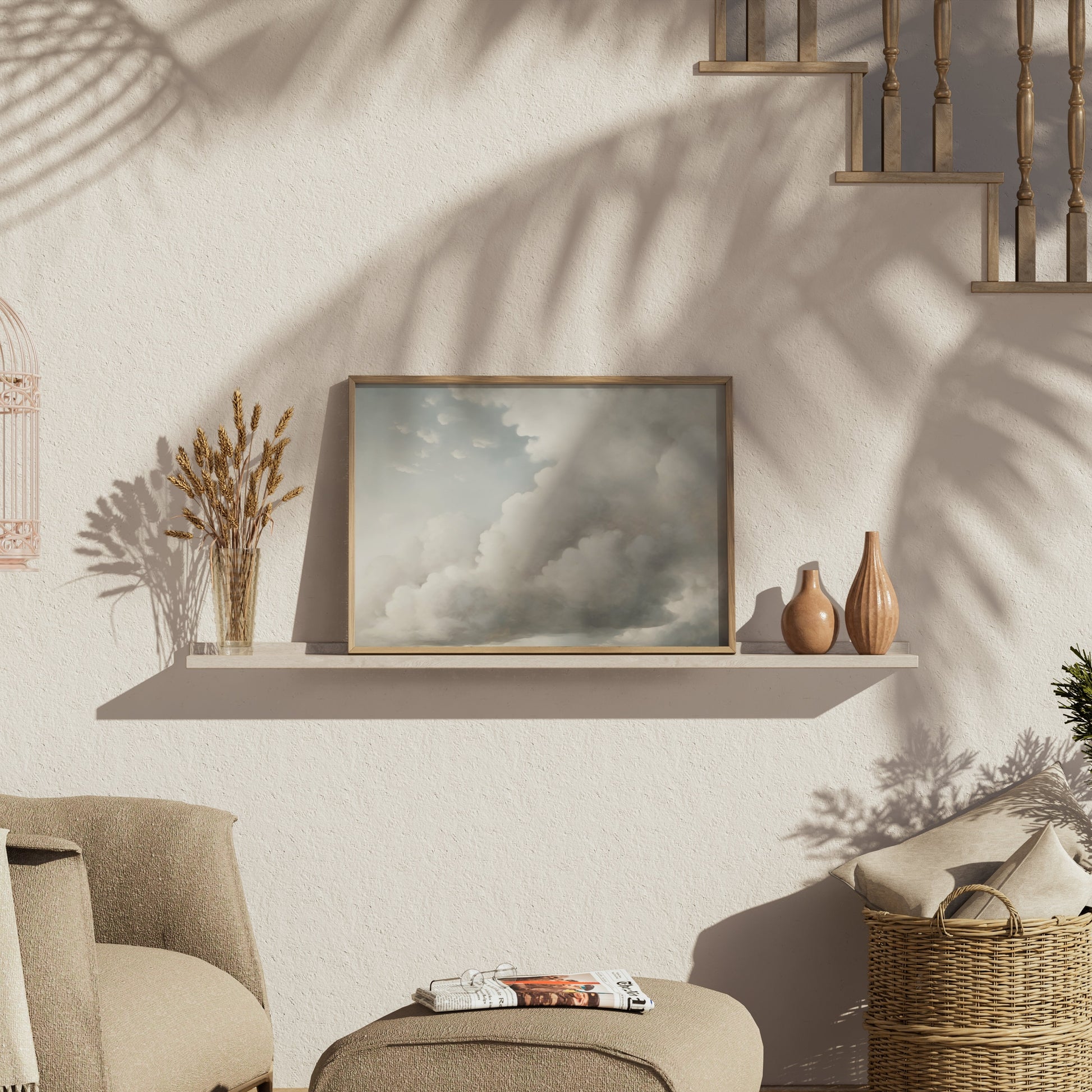 Premium Poster of Dreamy Soft Cloudscape Wall Art Posters