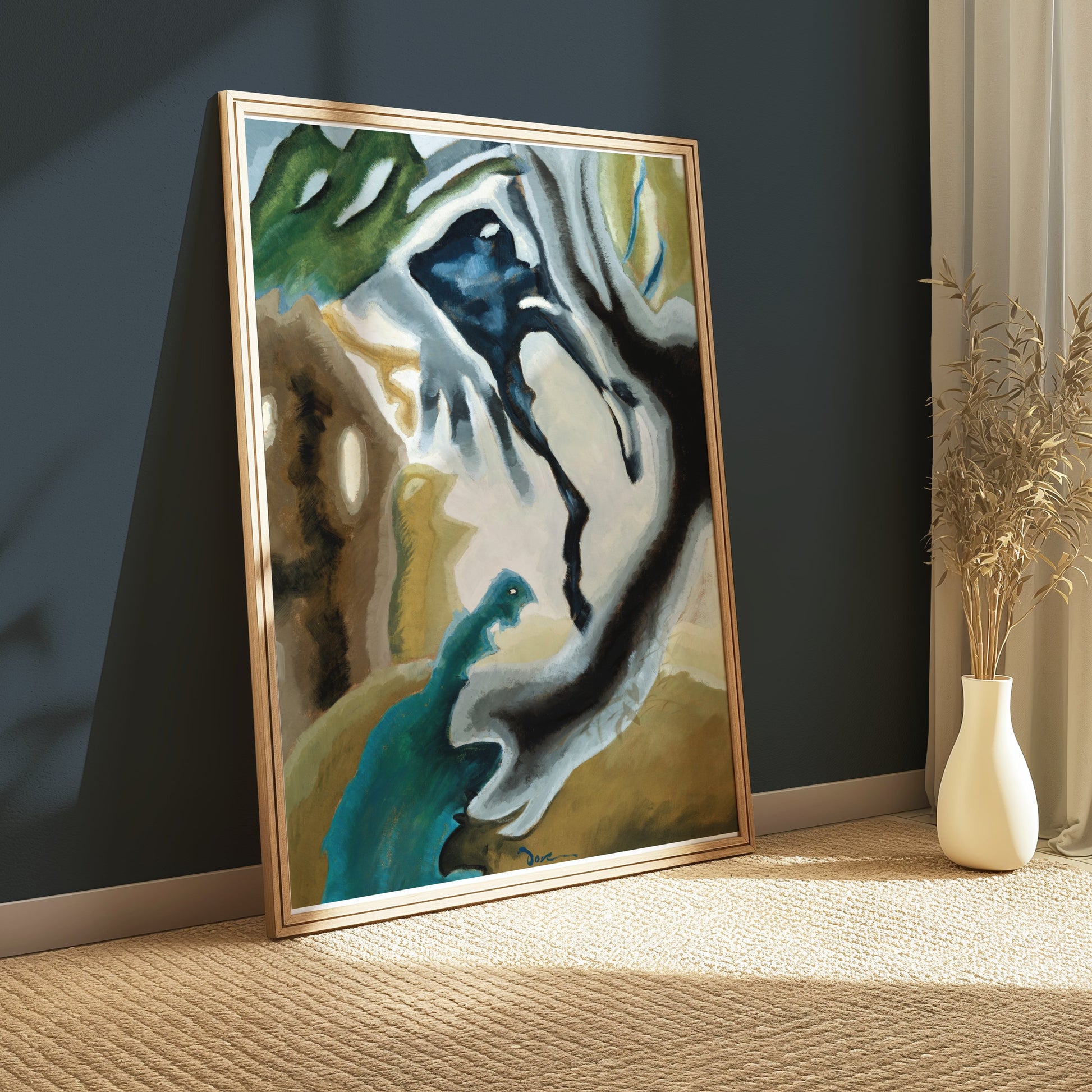 Premium Poster of Dynamic Abstract Art Modern Home Wall Decor Posters