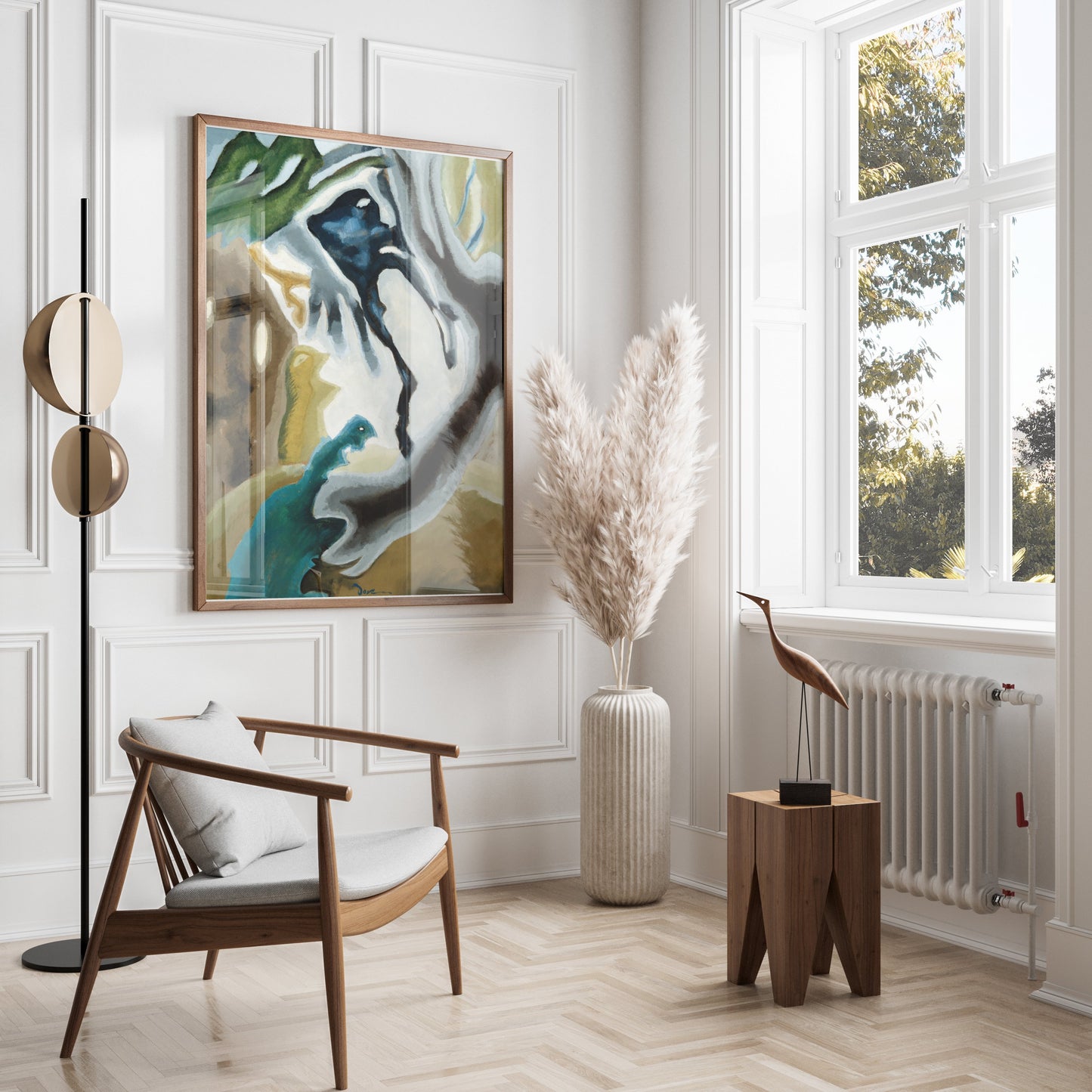 Premium Poster of Dynamic Abstract Art Modern Home Wall Decor Posters
