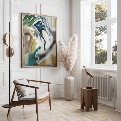 Premium Poster of Dynamic Abstract Art Modern Home Wall Decor Posters