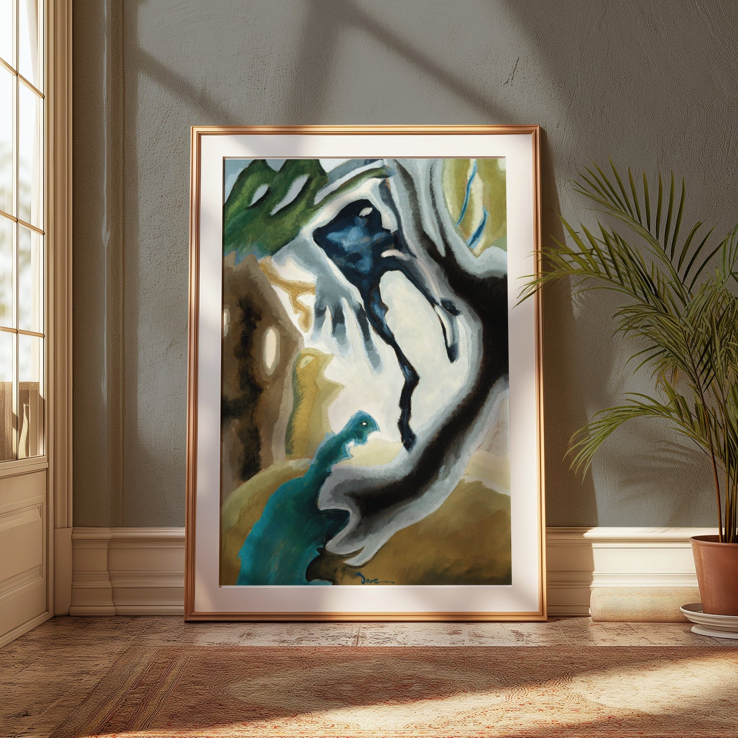 Premium Poster of Dynamic Abstract Art Modern Home Wall Decor Posters