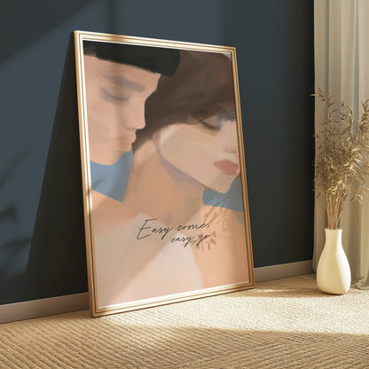 Premium Poster of Easy Come Easy Go Faceless Couple Art Posters