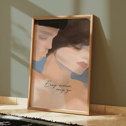 Premium Poster of Easy Come Easy Go Faceless Couple Art Posters