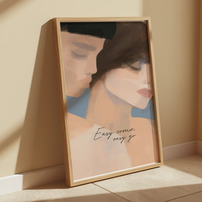 Premium Poster of Easy Come Easy Go Faceless Couple Art Posters
