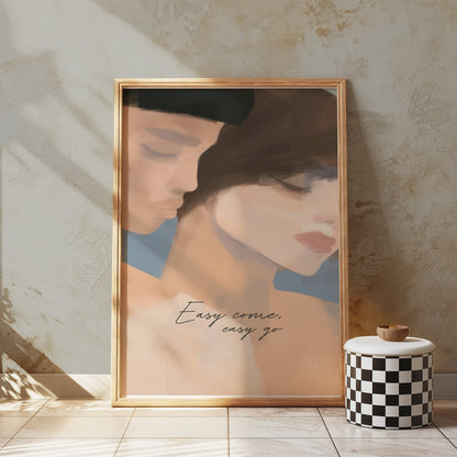 Premium Poster of Easy Come Easy Go Faceless Couple Art Posters