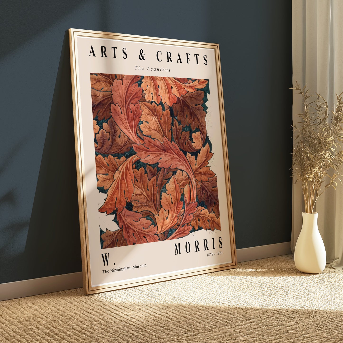 Premium Poster of Elegant Arts And Crafts The Acanthus Posters