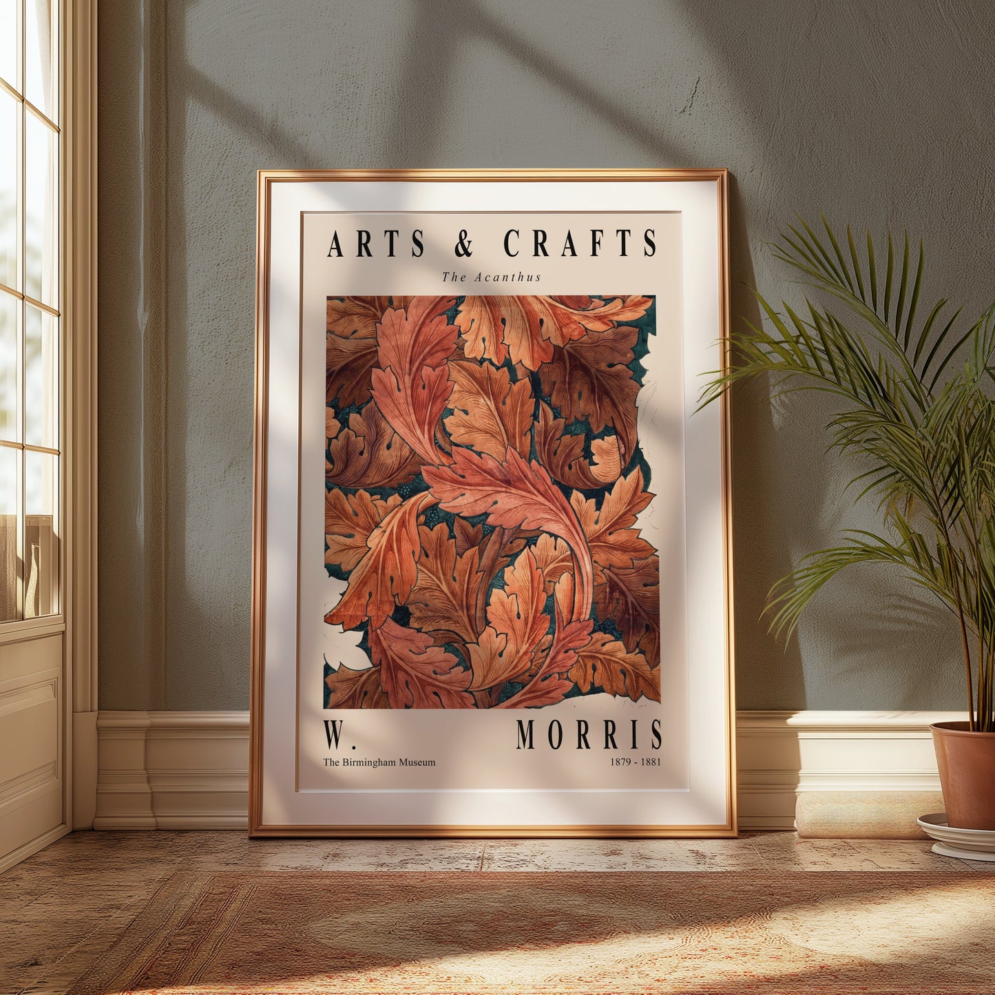Premium Poster of Elegant Arts And Crafts The Acanthus Posters