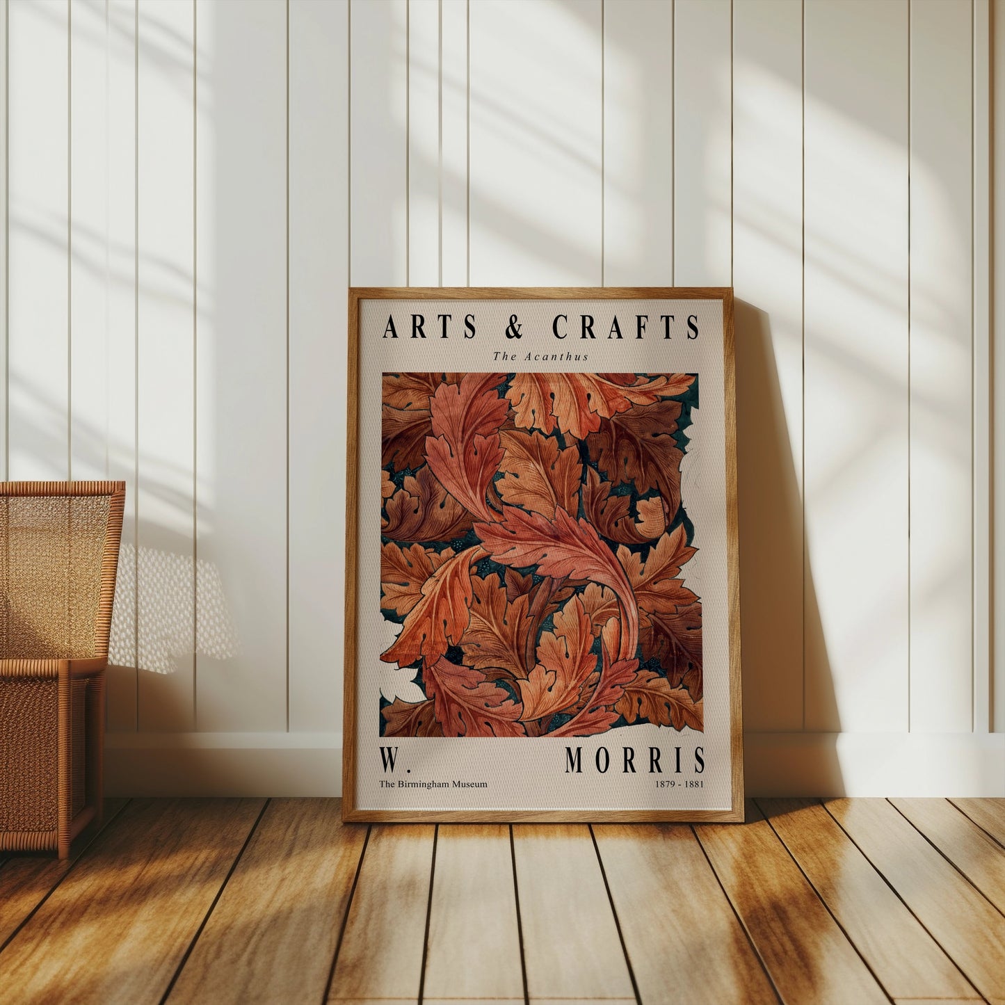 Premium Poster of Elegant Arts And Crafts The Acanthus Posters
