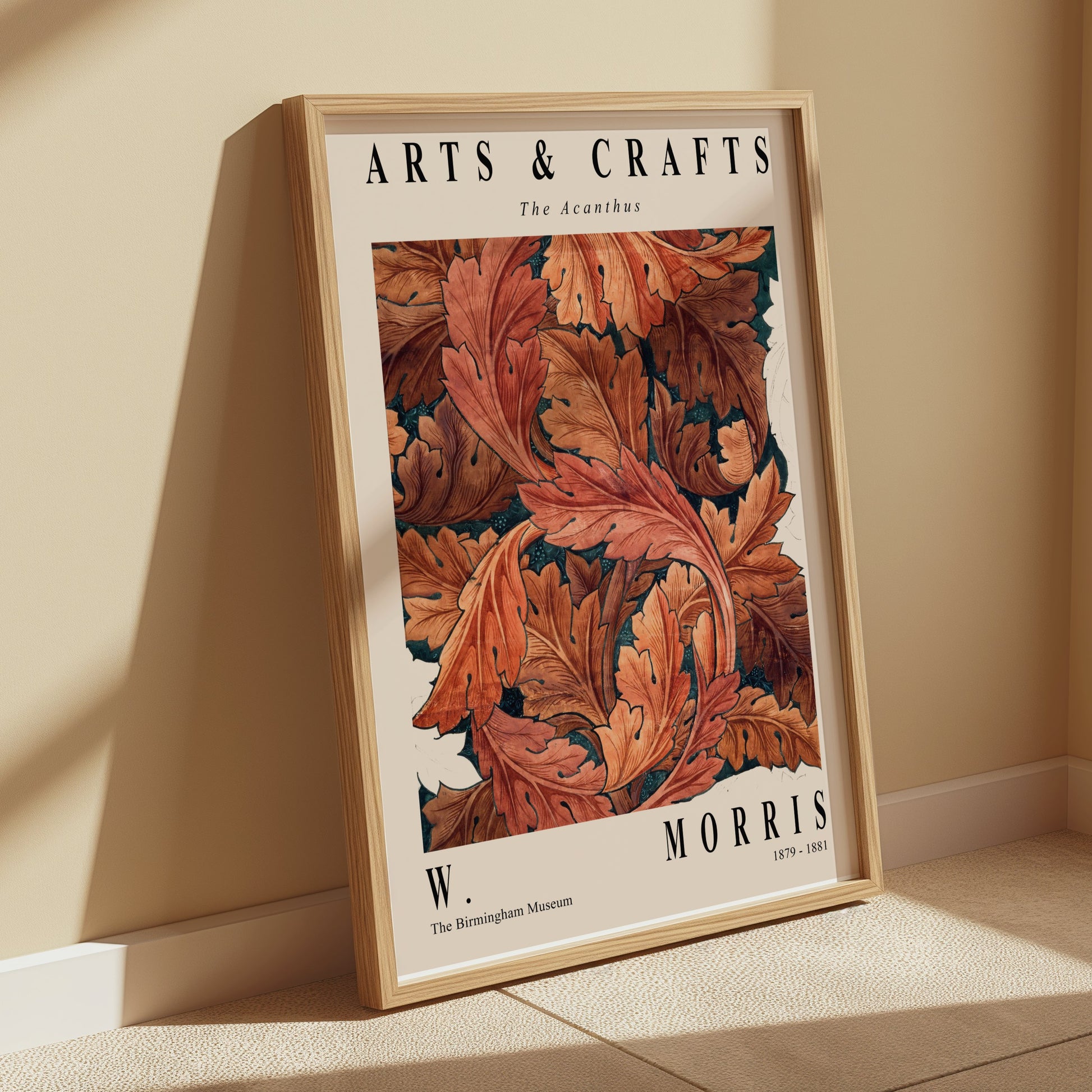 Premium Poster of Elegant Arts And Crafts The Acanthus Posters