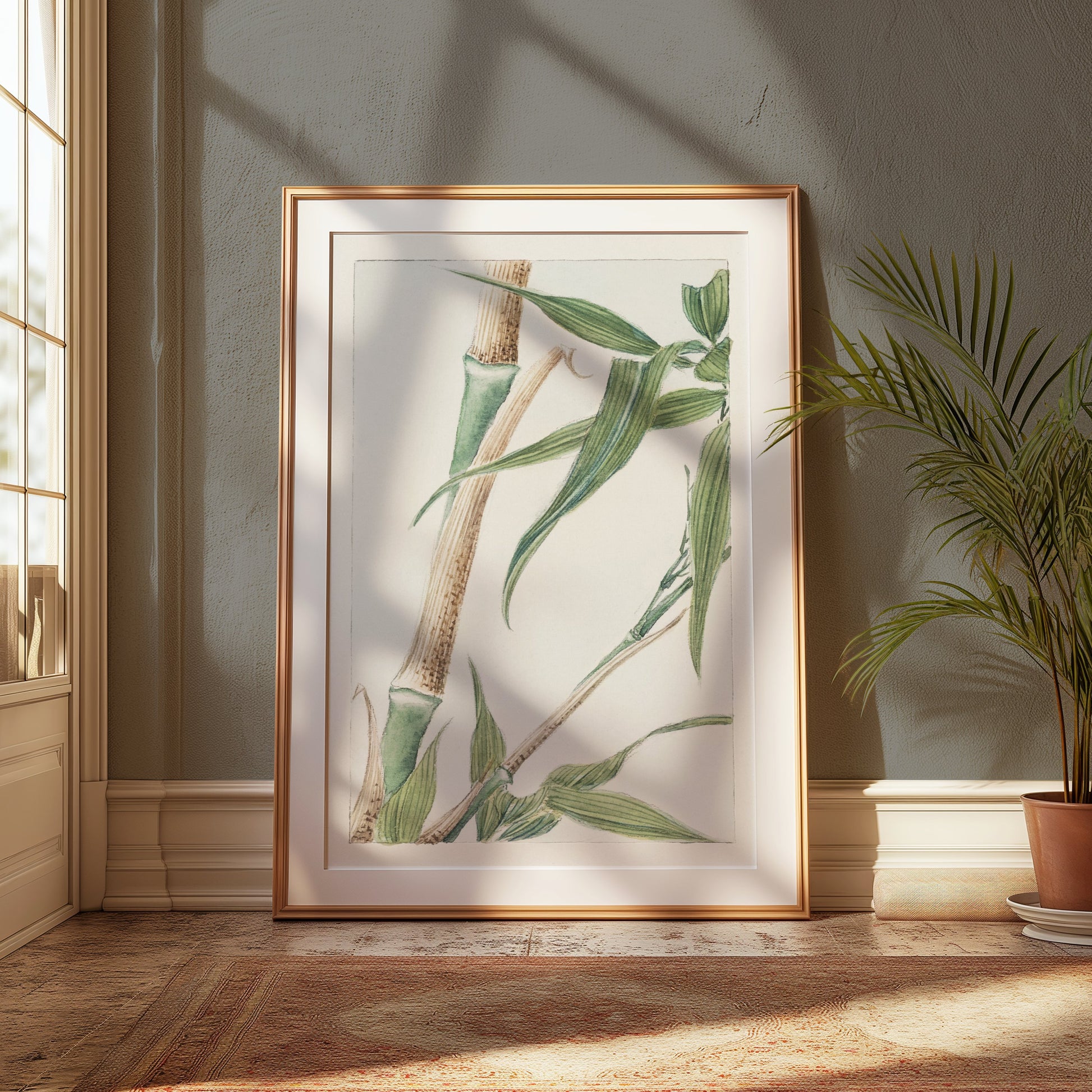 Premium Poster of Elegant Bamboo Artwork for Home Decor Posters