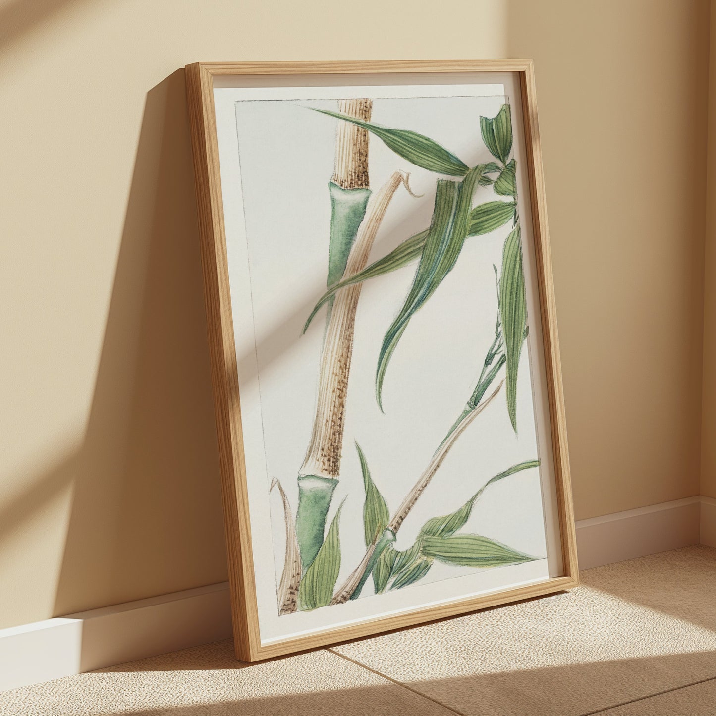 Premium Poster of Elegant Bamboo Artwork for Home Decor Posters