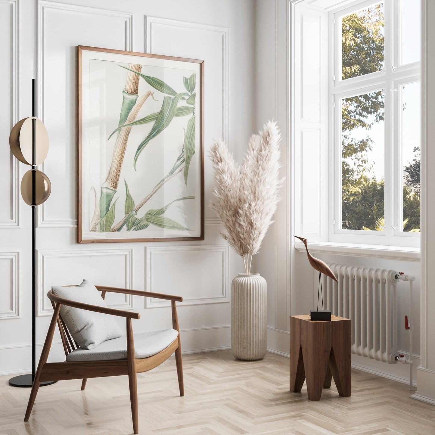 Premium Poster of Elegant Bamboo Artwork for Home Decor Posters