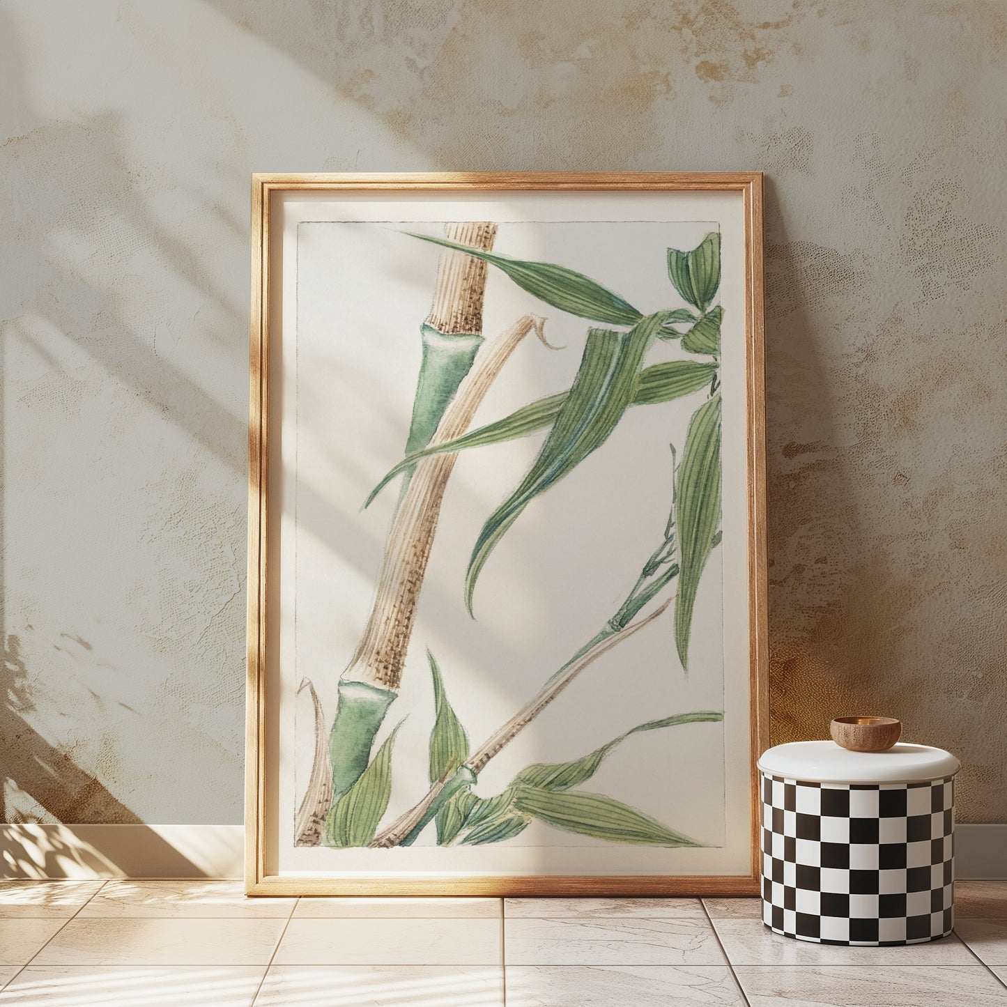 Premium Poster of Elegant Bamboo Artwork for Home Decor Posters