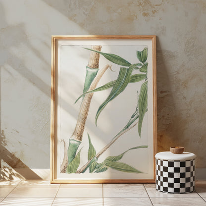 Premium Poster of Elegant Bamboo Artwork for Home Decor Posters