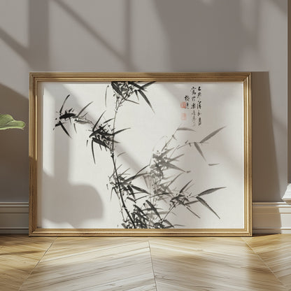 Premium Poster of Elegant Bamboo Traditional Japanese Wall Art Posters