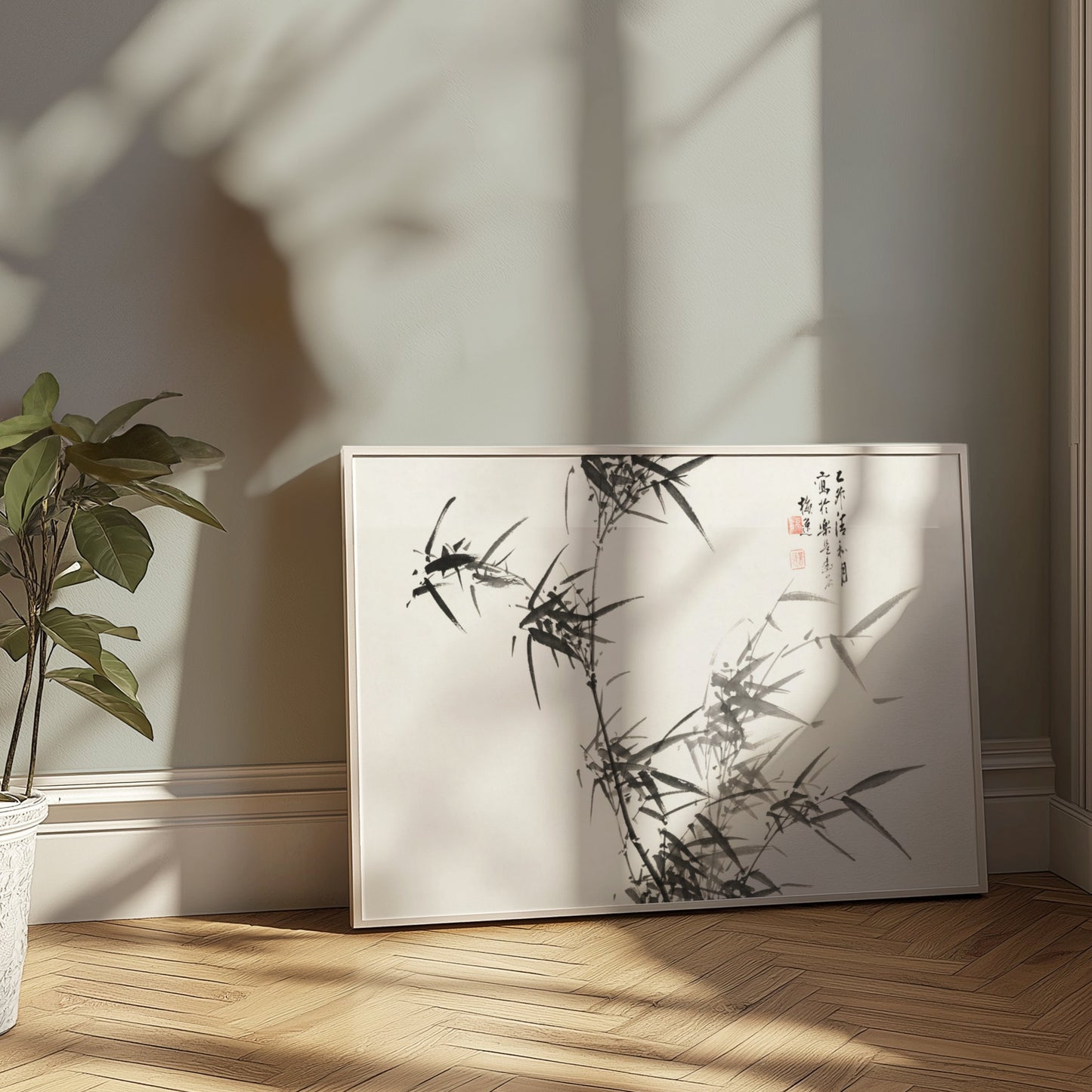 Premium Poster of Elegant Bamboo Traditional Japanese Wall Art Posters