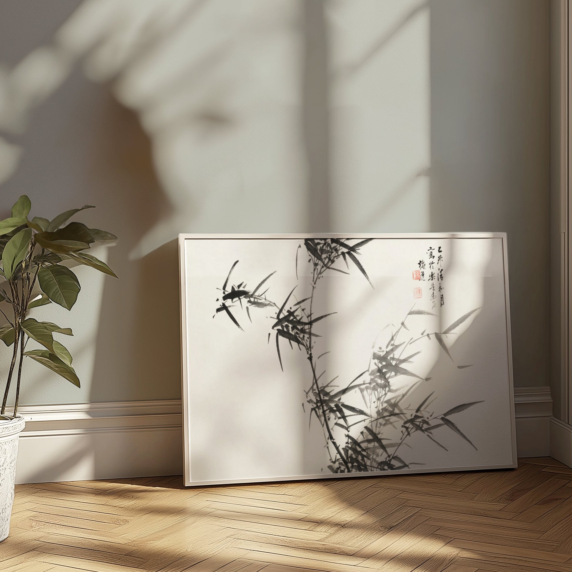 Premium Poster of Elegant Bamboo Traditional Japanese Wall Art Posters