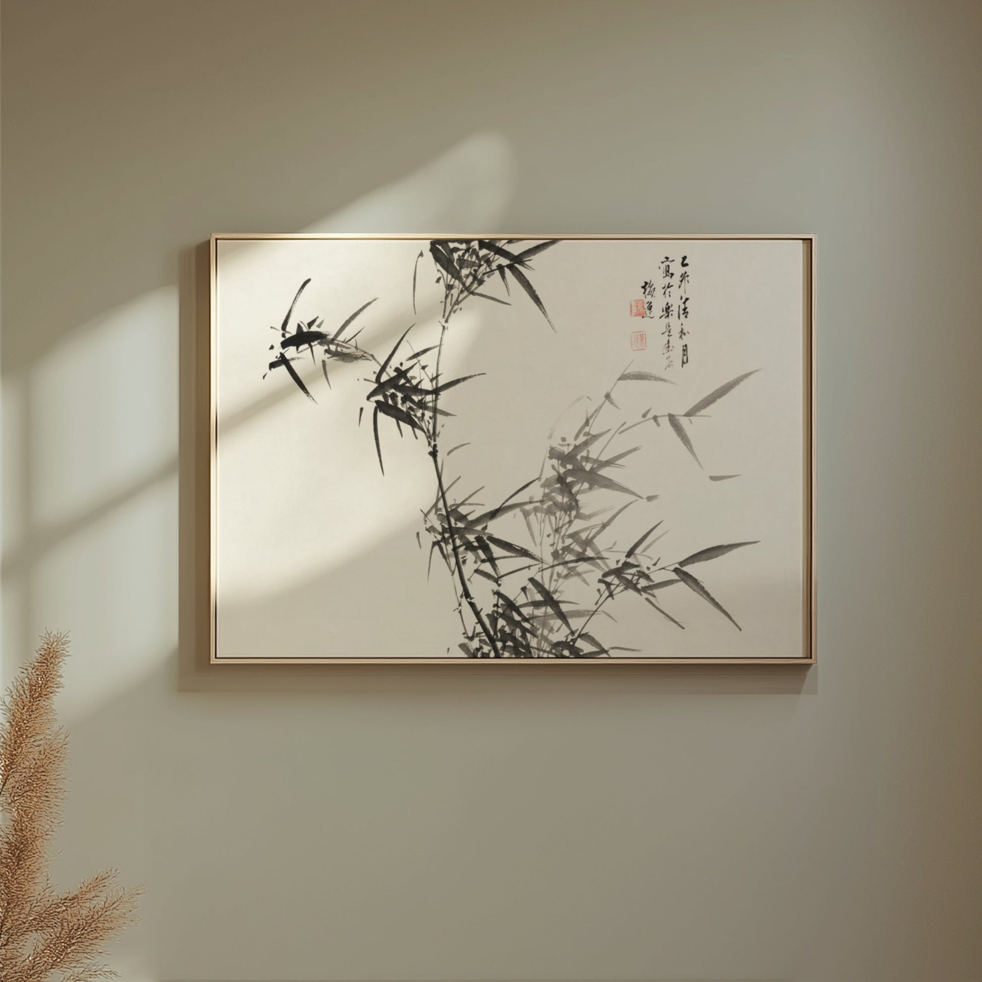 Premium Poster of Elegant Bamboo Traditional Japanese Wall Art Posters