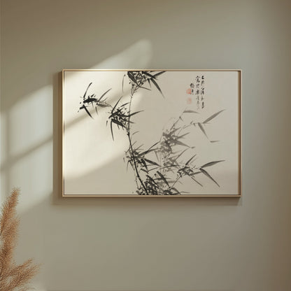 Premium Poster of Elegant Bamboo Traditional Japanese Wall Art Posters