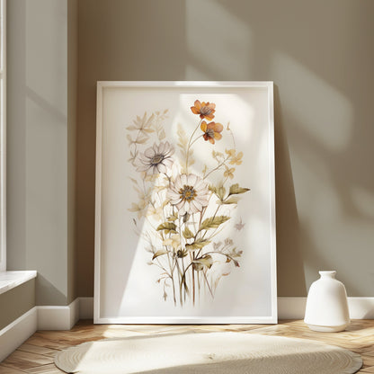 Premium Poster of Elegant Botanical Art Flower Bouquet Posters