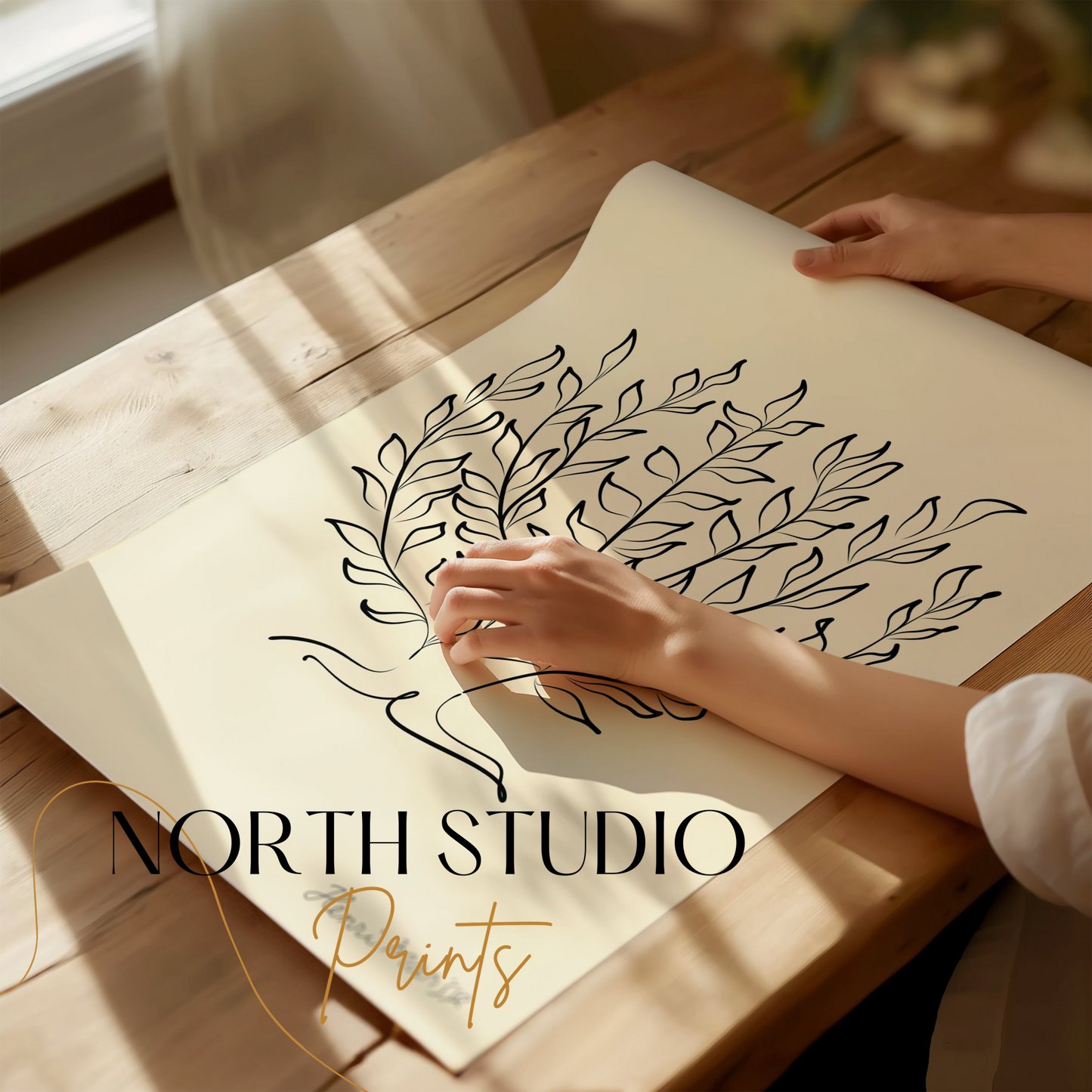 Premium Poster of Elegant Botanical Artwork Henri Matisse-Inspired Posters